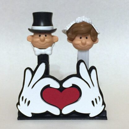 Custom Display Stand - Heart and Gloves - Image 2