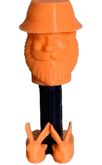 mini Make-A-Pez-Outlaw - black stem