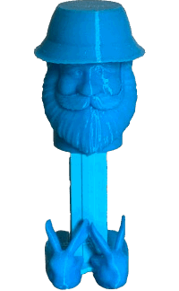 mini Make-A-Pez-Outlaw - blue stem