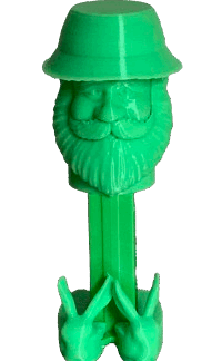 mini Make-A-Pez-Outlaw - limegreen stem