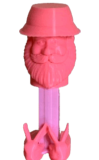 mini Make-A-Pez-Outlaw - pink stem