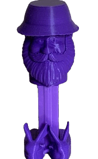 mini Make-A-Pez-Outlaw - purple stem