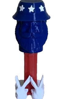 mini Make-A-Pez-Outlaw - red/white/blue