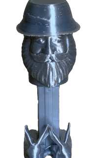 mini Make-A-Pez-Outlaw - silver stem