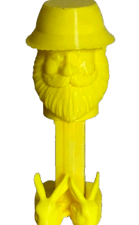 mini Make-A-Pez-Outlaw - yellow stem