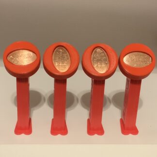 PVC pennies - red