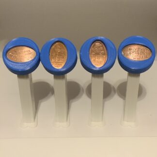 PVC pennies - blue